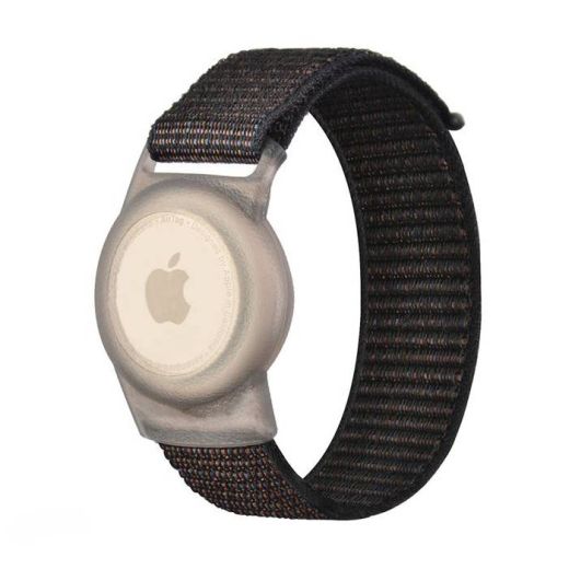 Нейлоновый чехол-ремешок на руку Mobile Origin Strap Black для Apple AirTag (FRL-ATSTR-BLK)