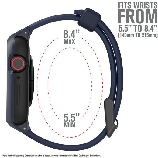 Ремешок Catalyst Impact Protection Midnight Blue для Apple Watch (45mm | 44mm)