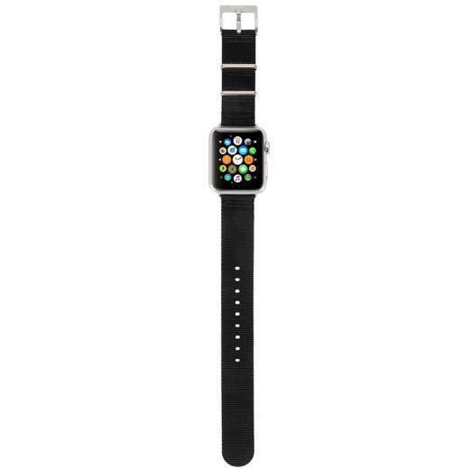 Ремешок Incase Nylon Nato Band Black (INAW10011-BLK) для Apple Watch 38/40mm