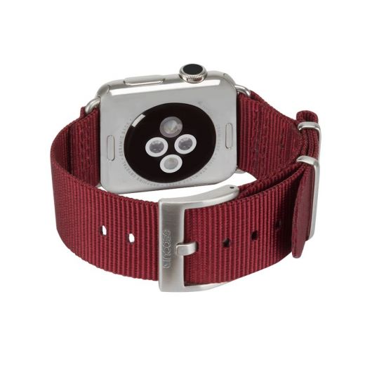 Ремінець Incase Nylon Nato Band Deep Red (INAW10011-DRD) для Apple Watch 38/40mm