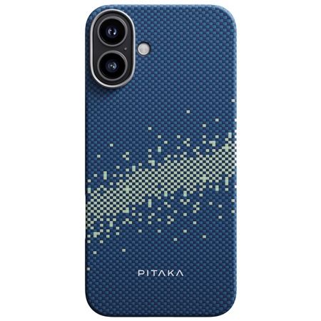 Карбоновий чохол Pitaka Tactile Woven Case StarPeak Milky Way Galaxy для iPhone 16 (KI1601MYG)