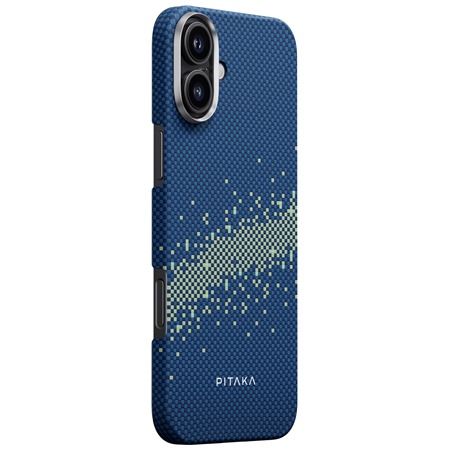 Карбоновий чохол Pitaka Tactile Woven Case StarPeak Milky Way Galaxy для iPhone 16 (KI1601MYG)