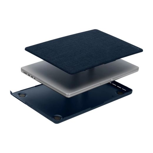 Чохол-накладка Incase Textured Hardshell in Woolenex Cobalt для MacBook Pro 16" M1 | M2 | M3 | M4 (2021 | 2022 | 2023 | 2024) (INMB200723-СВТ)