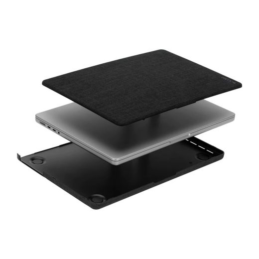 Чохол-накладка Incase Textured Hardshell in Woolenex Graphite для MacBook Pro 16" M1 | M2 | M3 | M4 (2021 | 2022 | 2023 | 2024) (INMB200723-GFT)