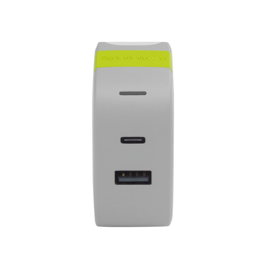 Швидка зарядка InfinityLab InstantCharger 65W 2 USB White