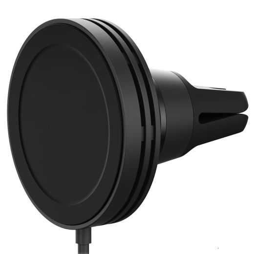 Автомобільний зарядний пристрій iOttie Velox Mini Qi2 Wireless Air Vent Mount Black (VLXWCG212)