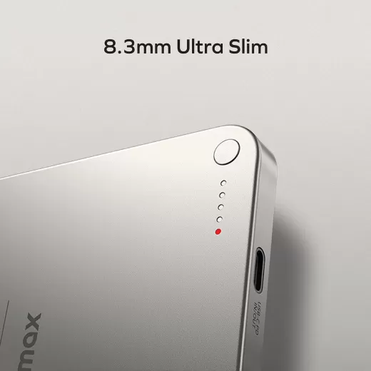 Повербанк Momax Q.Mag X Magnetic Wireless Power Bank 5000mAh Gen 2 Titanium