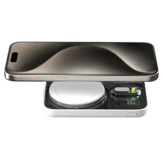 Повербанк із бездротовою зарядкою Momax 1-Power Flow Pro+ 10000 mAh MagSafe Battery Pack (IP127)