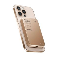 Повербанк Momax Q.Mag X1 Qi2 Magnetic Wireless Power Bank 10000mAh Gen 2 Sandstone