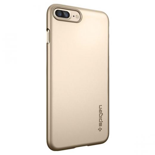 Чехол Spigen Thin Fit Champagne Gold для iPhone 7 Plus/8 Plus