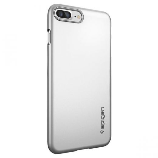 Чохол Spigen Thin Fit Satin Silver для iPhone 7 Plus/8 Plus