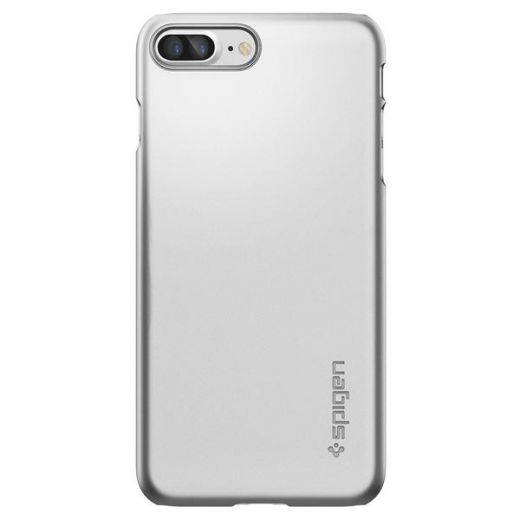 Чехол Spigen Thin Fit Satin Silver для iPhone 7 Plus/8 Plus