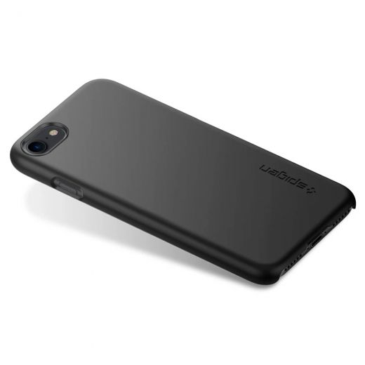 Чехол Spigen Thin Fit Black (042CS20427) для iPhone SE (2020)