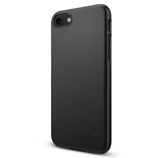 Чехол Spigen Thin Fit Black (042CS20427) для iPhone SE (2020)