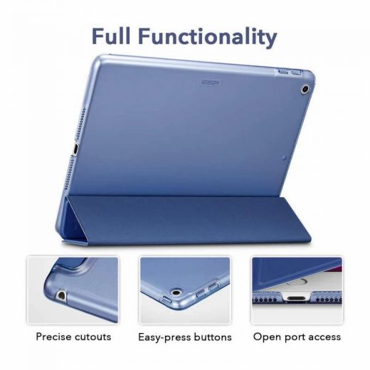 Чехол-подставка ESR Ascend Trifold Hard Navy Blue для iPad 10.2 (2021 | 2020 | 2019)