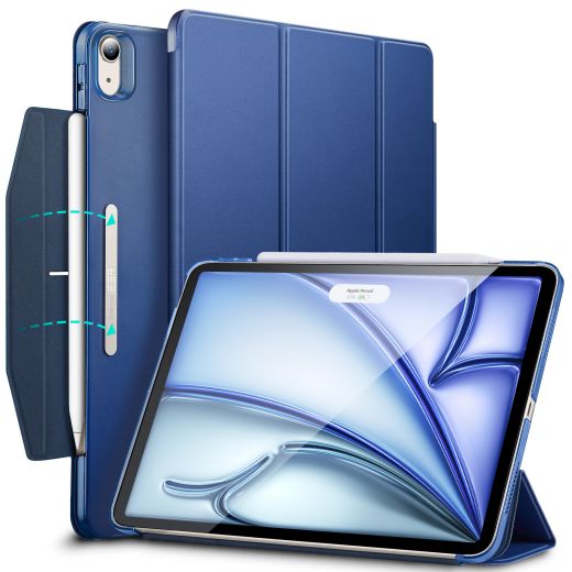 Чохол ESR Ascend Trifold Case Navy Blue для iPad Air 11" M3 | M2 (2025 | 2024)| Air 10.9" 4 | 5 M1 (2020 | 2022)