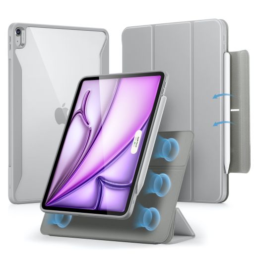 Чехол ESR Rebound Hybrid Case 360 Grey для iPad Air 13” M2 (2024) (1B2010506)