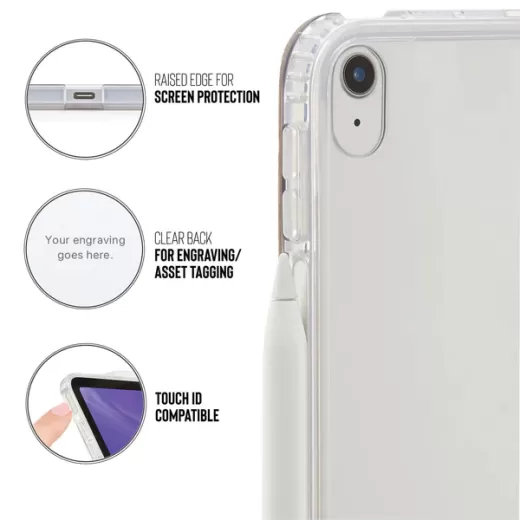 Чохол-підставка Pipetto Origami No1 Original Case Rose Gold для iPad Air 11” M3 | M2 (2025 | 2024) | Air 10.9" 4 | 5 M1 (2020 | 2022)