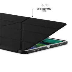 Чехол-подставка Pipetto Origami No1 Original Case Black для iPad Air 11” M3 | M2 (2025 | 2024) | Air 10.9" 4 | 5 M1 (2020 | 2022)