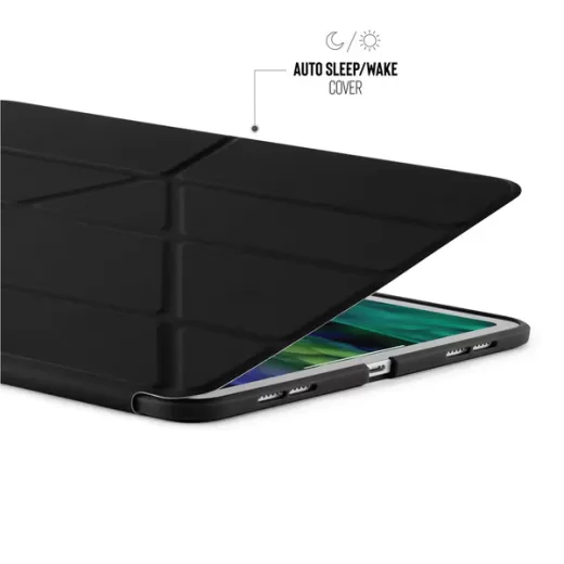 Чохол-підставка Pipetto Origami No1 Original Case Black для iPad Air 11” M3 | M2 (2025 | 2024) | Air 10.9" 4 | 5 M1 (2020 | 2022)