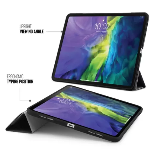 Чохол-підставка Pipetto Origami No1 Original Case Black для iPad Air 11” M3 | M2 (2025 | 2024) | Air 10.9" 4 | 5 M1 (2020 | 2022)