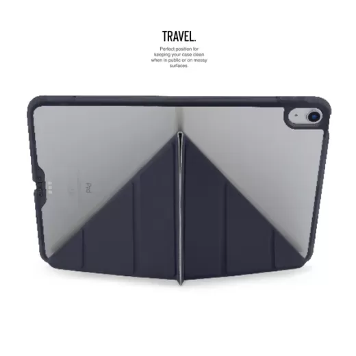 Чехол-подставка Pipetto Origami No1 Original Case Dark Blue для iPad Air 11” M3 | M2 (2025 | 2024) | Air 10.9" 4 | 5 M1 (2020 | 2022)