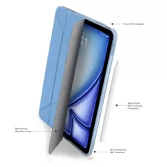 Чехол-подставка Pipetto Origami No1 Original Case Light Blue для iPad Air 11” M3 | M2 (2025 | 2024) | Air 10.9" 4 | 5 M1 (2020 | 2022)