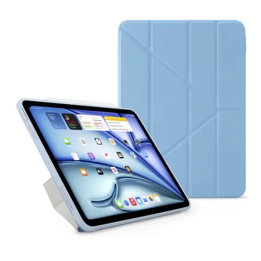 Чохол-підставка Pipetto Origami No1 Original Case Light Blue для iPad Air 11” M3 | M2 (2025 | 2024) | Air 10.9" 4 | 5 M1 (2020 | 2022)