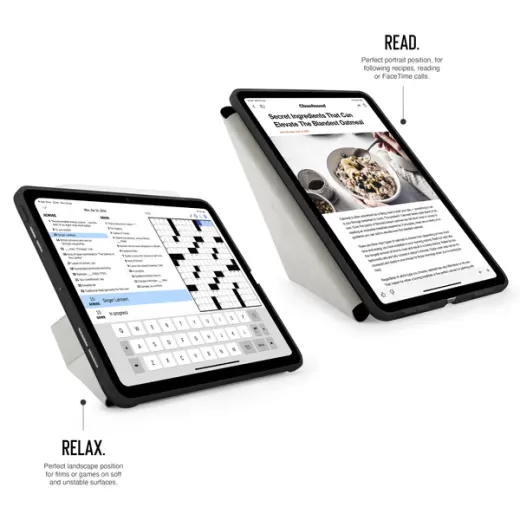 Чехол-подставка Pipetto Origami No1 Case Black для iPad Pro 13" (2024)