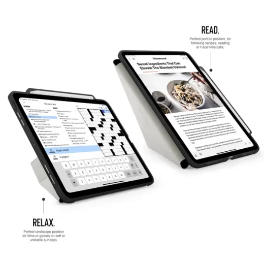 Чехол-подставка Pipetto Origami No3 Pencil Case Black для iPad Pro 13" (2024)