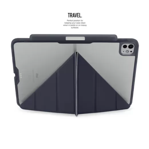 Чохол-підставка Pipetto Origami No3 Pencil Case Dark Blue для iPad Pro 13" (2024)