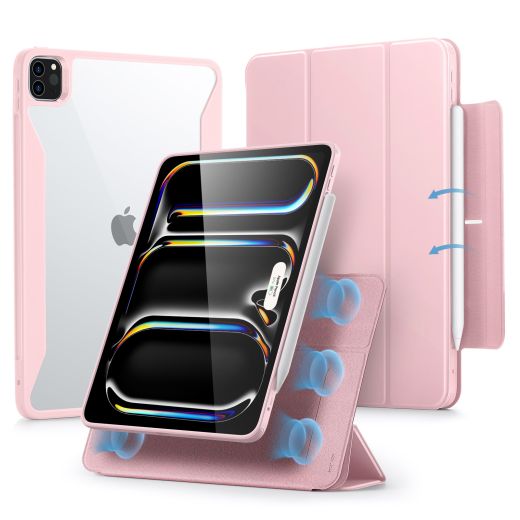 Чехол ESR Rebound Hybrid Case 360 Pink для iPad Pro 11” M4 (2024) (1B1990604)