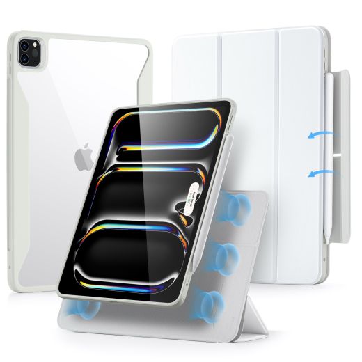 Чехол ESR Rebound Hybrid Case 360 Brilliant White для iPad Pro 11” M4 (2024) (1B1990204)