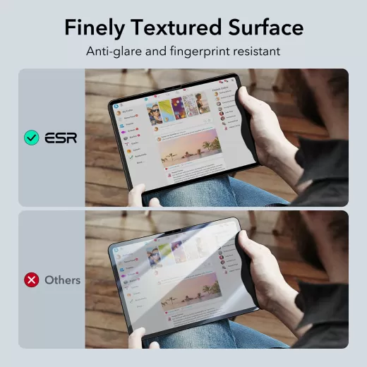 Захисна плівка антишпигун ESR Magnetic Privacy Screen Protector для iPad Pro 13" (2024)