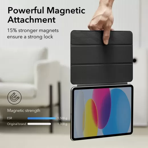 Чехол ESR Rebound Magnetic Case Navy Blue для iPad 11'' (2025) | iPad 10.9" (2022) 