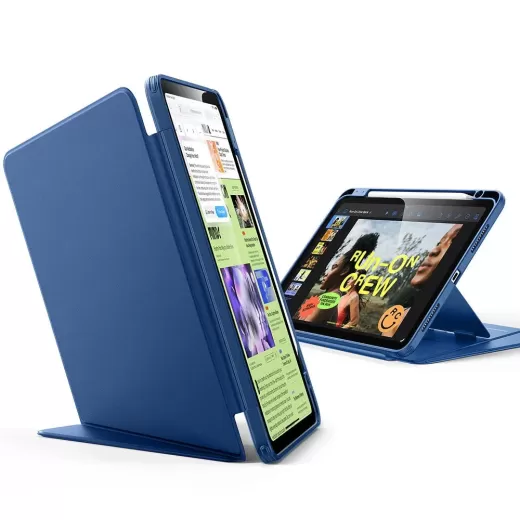 Чохол ESR Flip Magnetic Case with Pencil Holder Navy Blue для iPad Air 11” M2 | M3 (2024 | 2025)