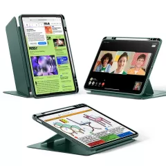 Чехол ESR Flip Magnetic Case with Pencil Holder Green для iPad Air 13” M2 | M3 (2024 | 2025)