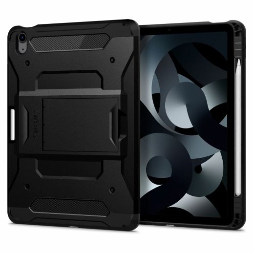 Чохол Spigen Tough Armor Pro Black (ACS02051) для iPad Air 11" M3 | M2 (2025 | 2024)| iPad Air 4 | 5 M1 (2020 | 2022)