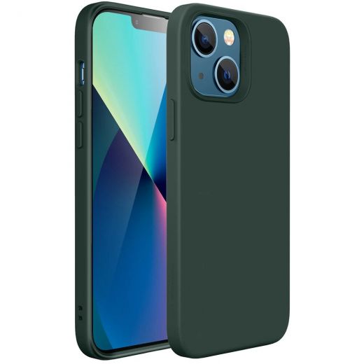 Чохол ESR Cloud Soft Silicone Dark Green для iPhone 13