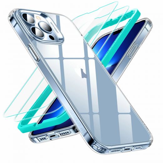 Чехол с защитным стеклом ESR Classic Hybrid Protection Bundle Clear для iPhone 13 Pro