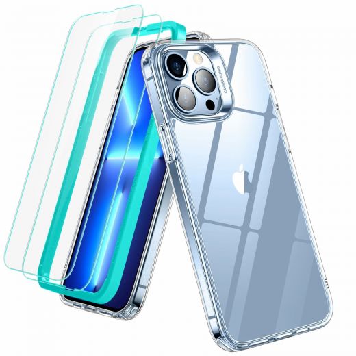 Чехол с защитным стеклом ESR Classic Hybrid Protection Bundle Clear для iPhone 13 Pro