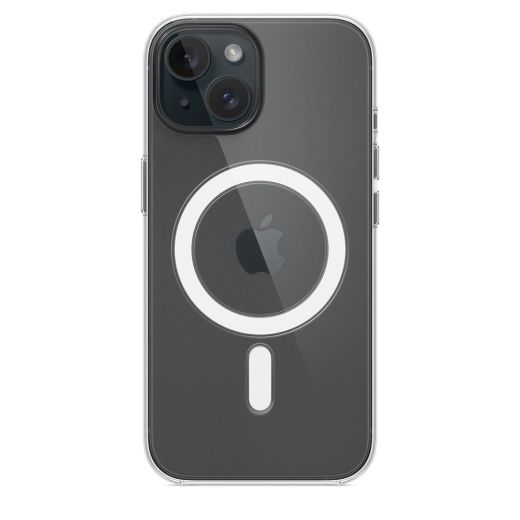 Оригинальный прозрачный чехол Apple Clear Case with MagSafe для iPhone 15 Plus (MT213)