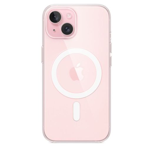 Оригинальный прозрачный чехол Apple Clear Case with MagSafe для iPhone 15 Plus (MT213)
