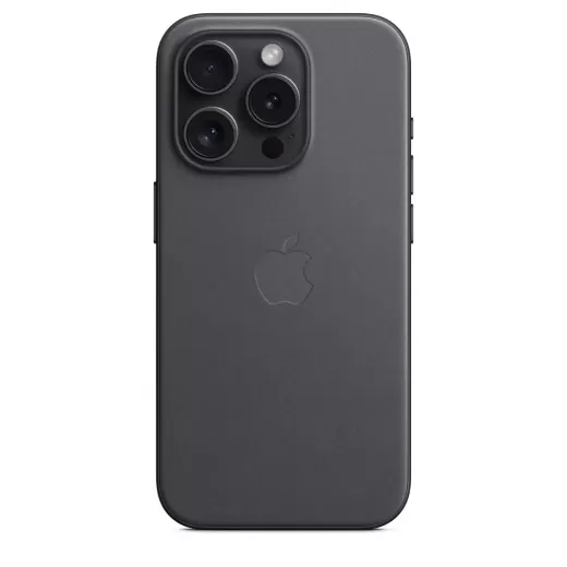 Чохол CasePro FineWoven Case with MagSafe Black для iPhone 15 Pro