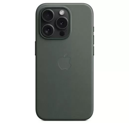 Чохол CasePro FineWoven Case with MagSafe Evergreen для iPhone 15 Pro Max