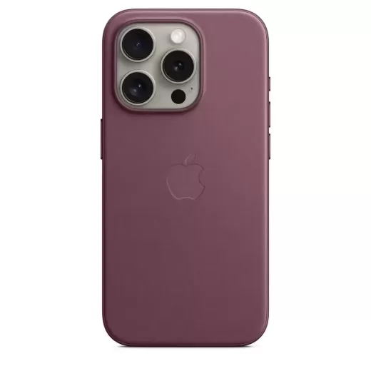 Чехол CasePro FineWoven Case with MagSafe Mulberry для iPhone 15 Pro