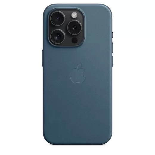 Оригінальний чохол Apple FineWoven Case with MagSafe Pacific Blue для iPhone 15 Pro (MT4Q3)