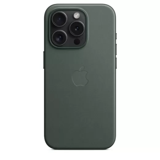 Оригинальный чехол Apple FineWoven Case with MagSafe Evergreen для iPhone 15 Pro Max (MT503)