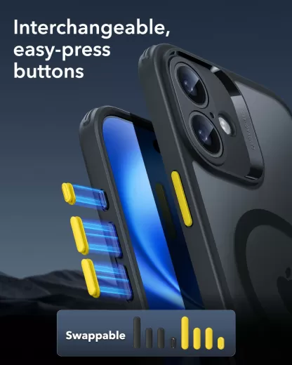 Чохол зі склом ESR Classic Pro Case (HaloLock) Set Clear для iPhone 16 (1A7760204)