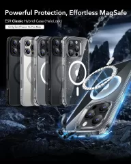 Чохол ESR Classic Hybrid Case (HaloLock) Clear для iPhone 16 Pro Max